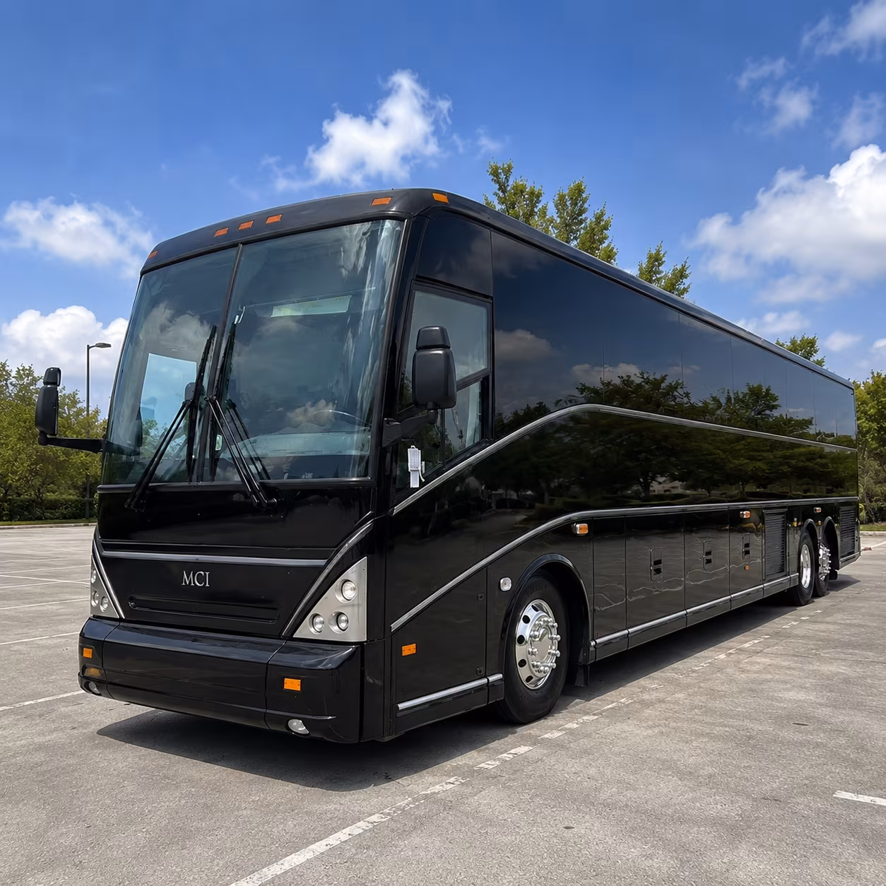 military shuttle buses for service members traveling through rock hill