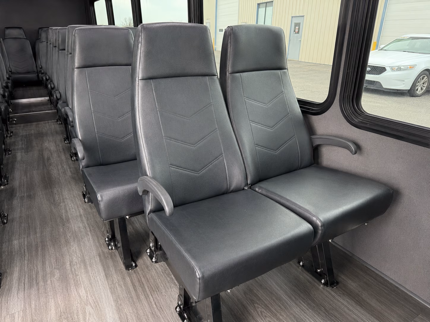 rock hill 18 passenger minibus inside