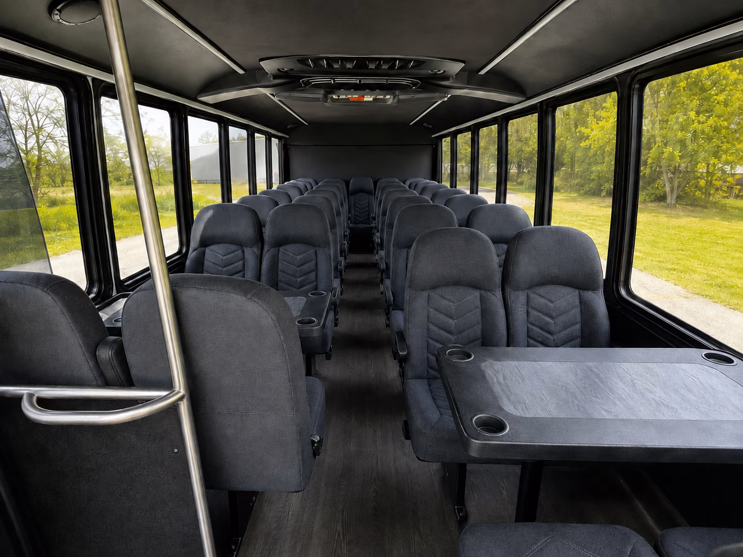 rock hill 20 passenger minibus inside