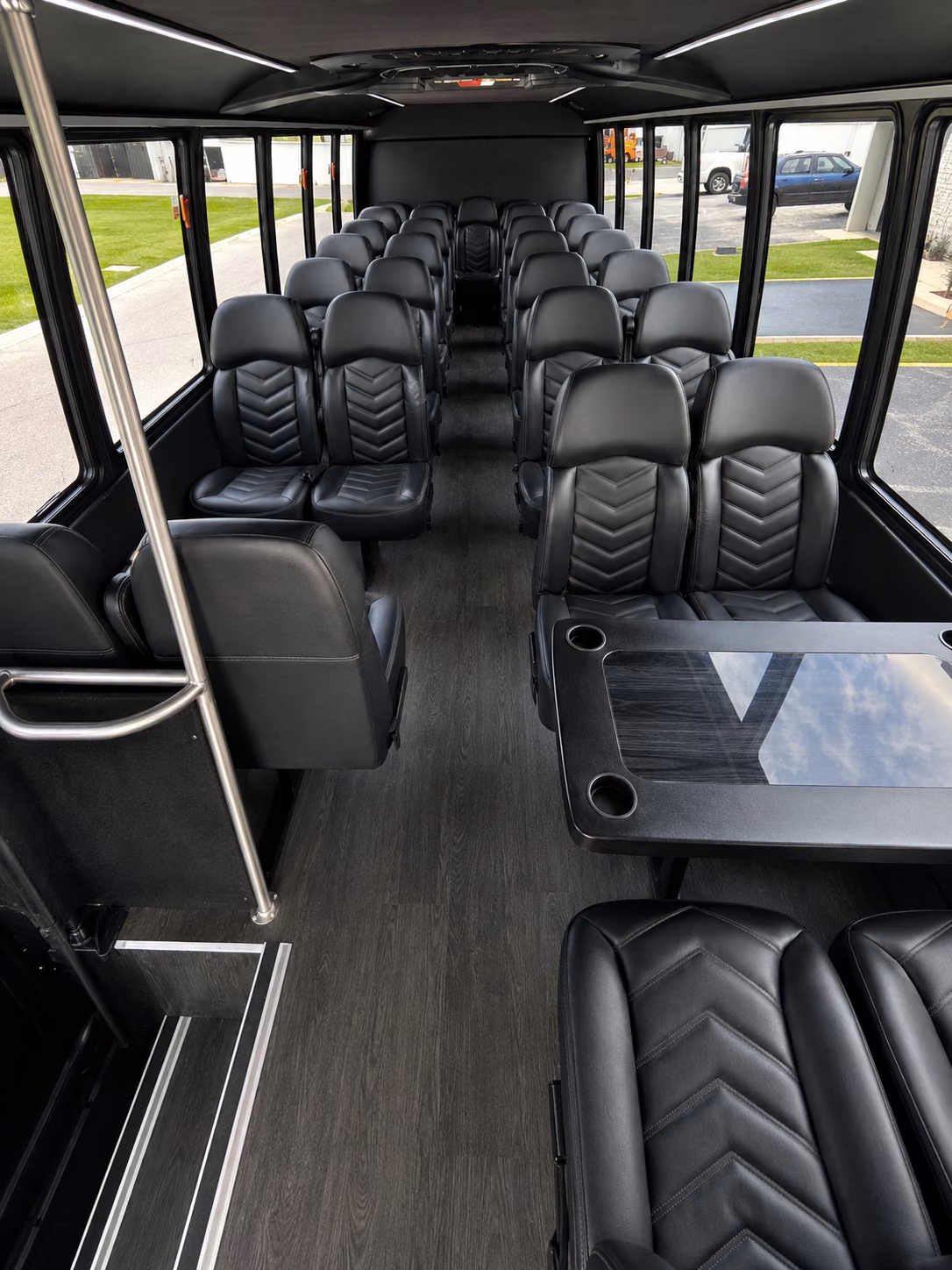 rock hill 20 passenger minibus interior