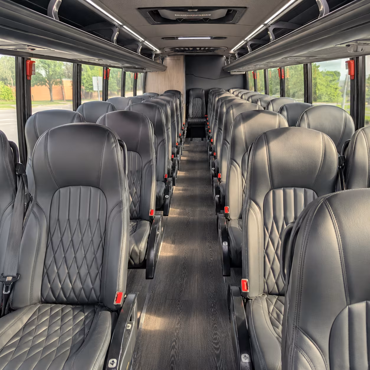 rock hill 25 passenger minibus inside
