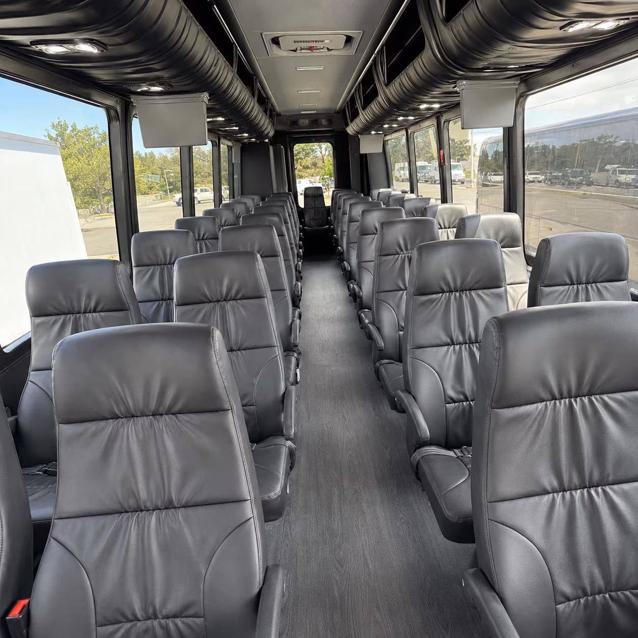 rock hill 25 passenger minibus interior