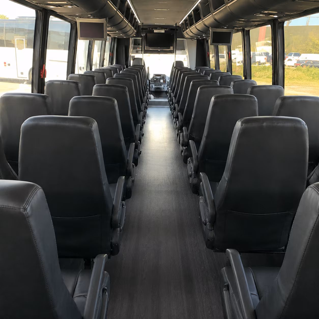 rock hill 28 passenger minibus interior