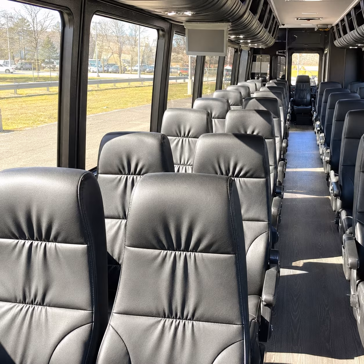 rock hill 30 passenger minibus interior