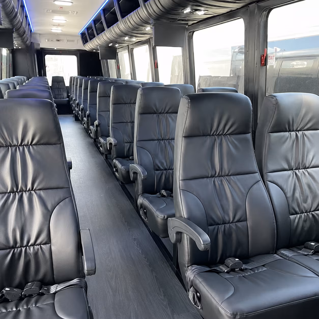rock hill 35 passenger minibus interior
