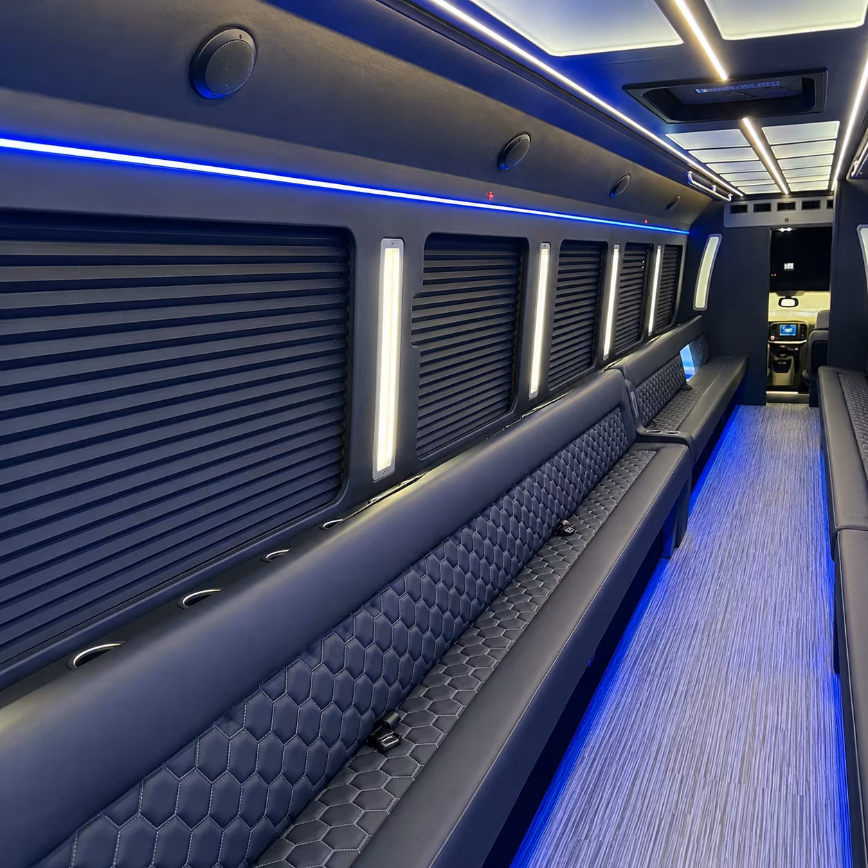 rock hill party bus inside