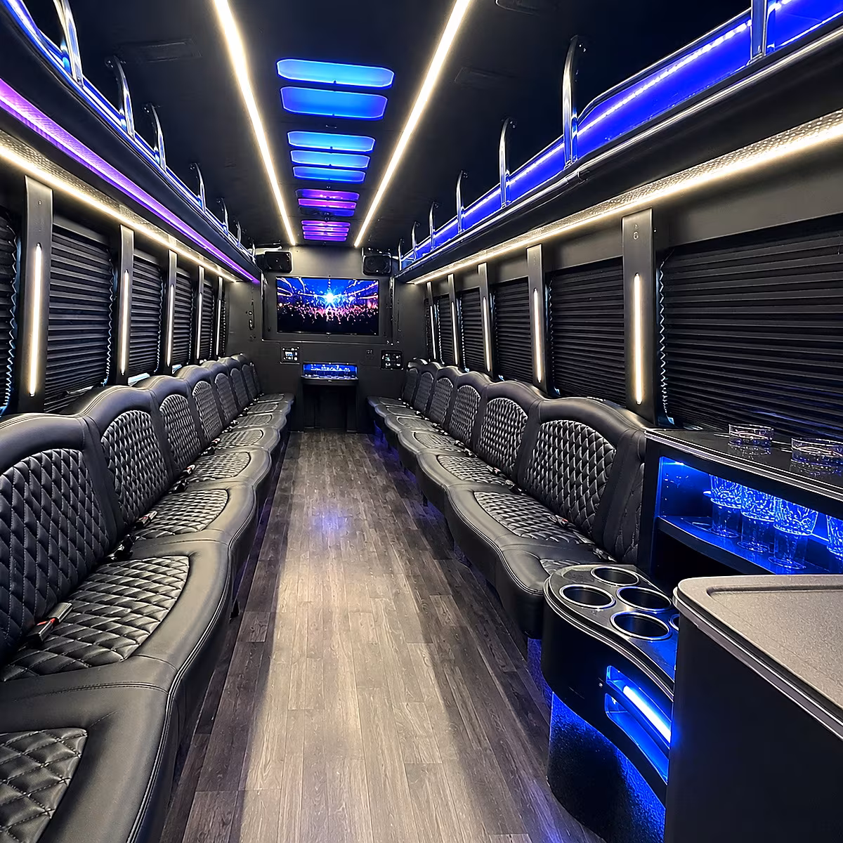 rock hill party bus rentals inside