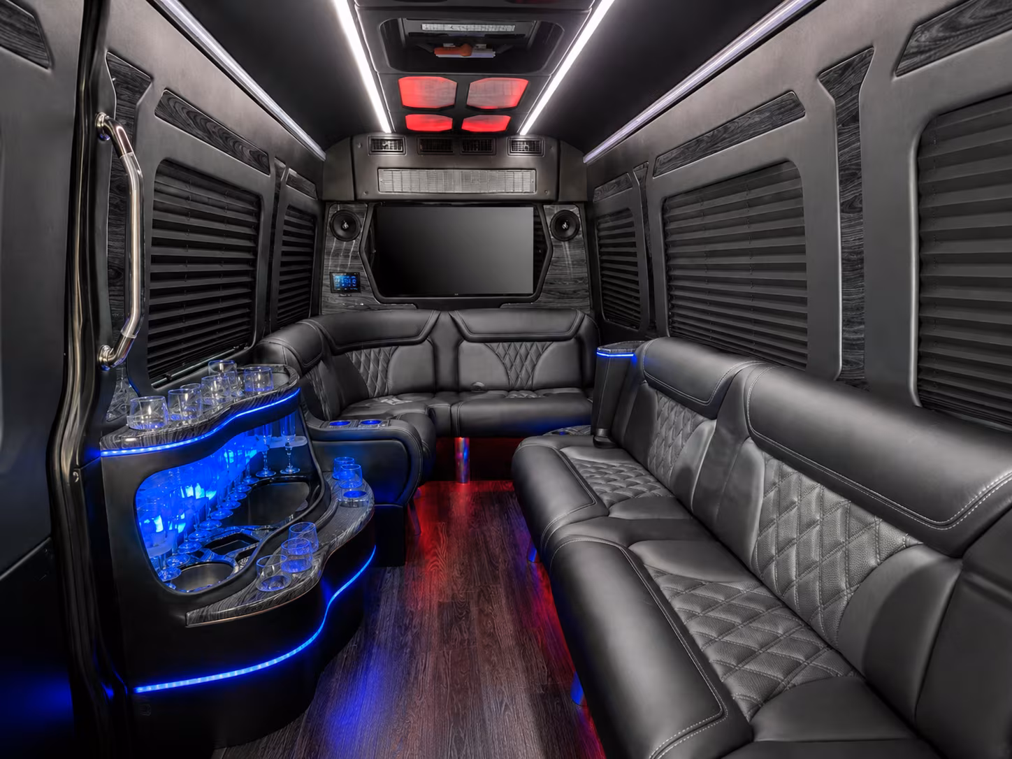 rock hill sprinter limousine interior