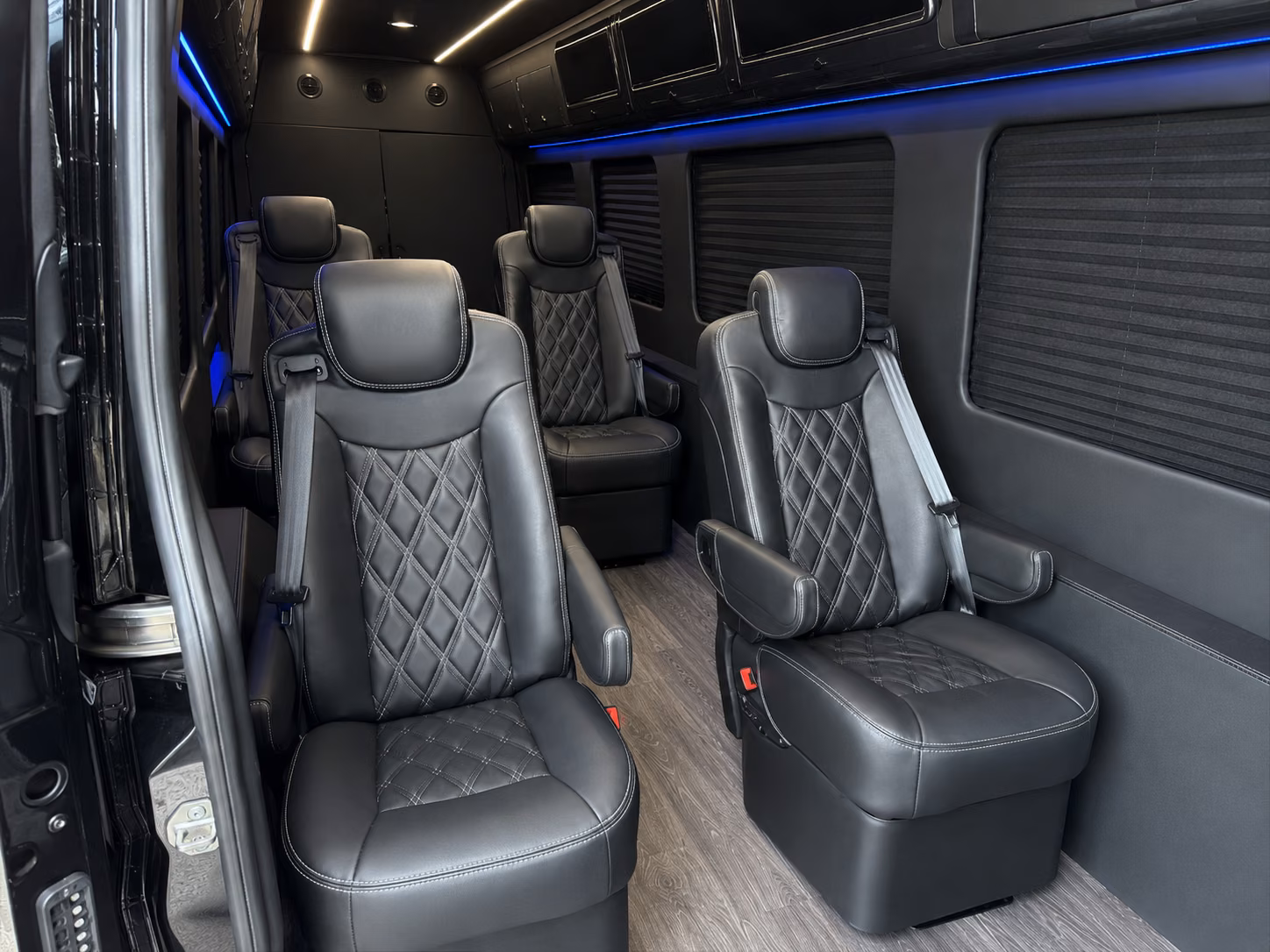 rock hill sprinter van with driver inside